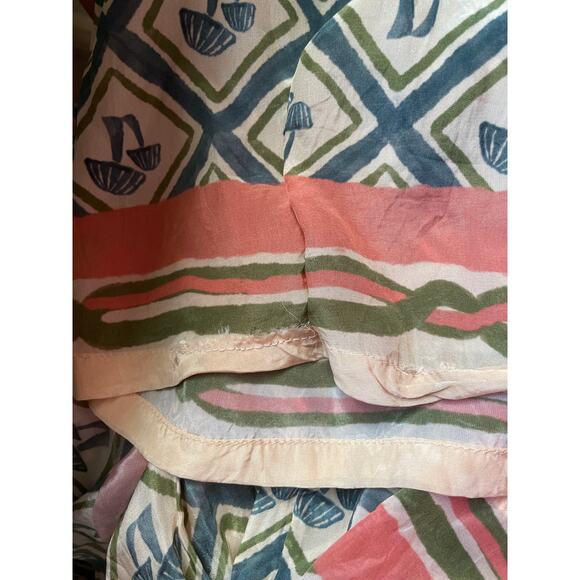 Farm Rio Mushroom Scarf Jumpsuit Medium Patterned Size M - Picture 8 of 8